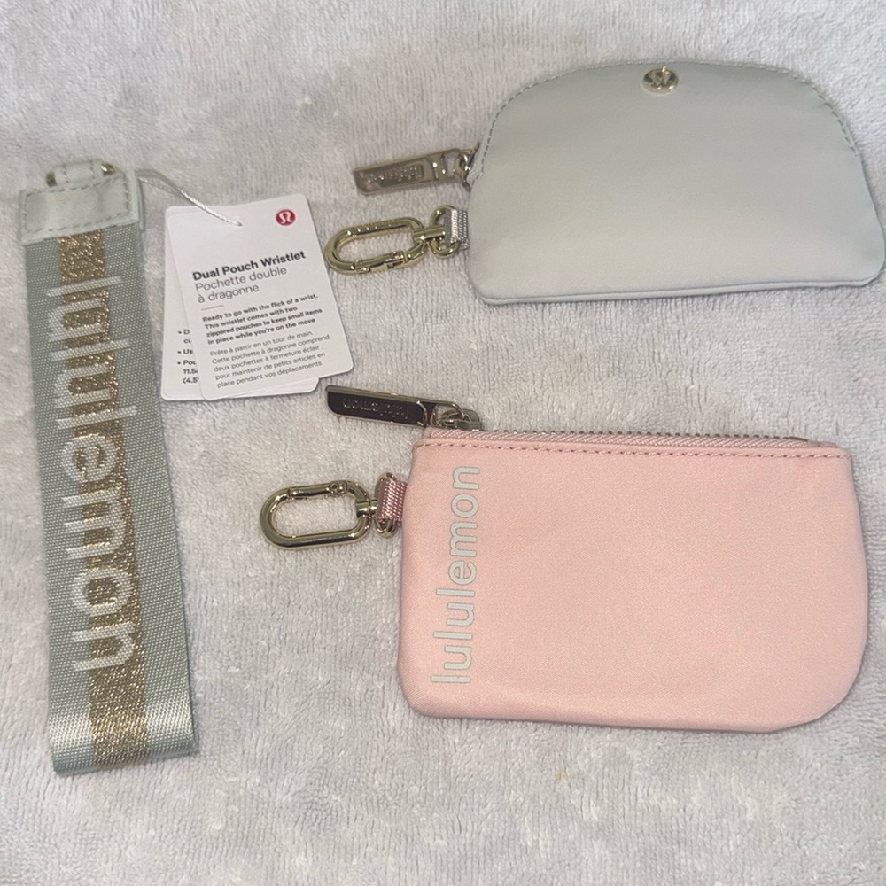 Brand new Lululemon pouch wristlet plush